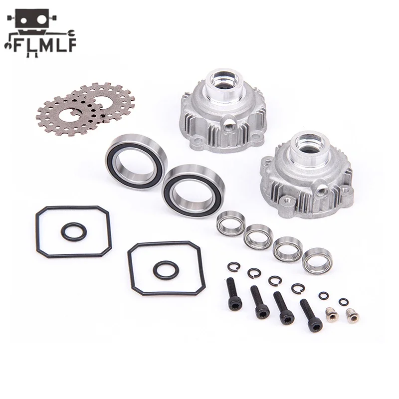 Alloy Differential Housing Kit Fit for 1/5 HPI ROVAN ROFUN KM BAJA 5B 5T 5SC