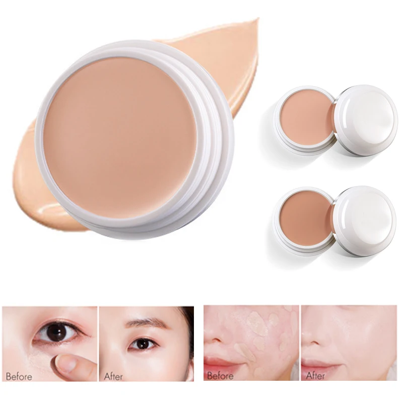 Corrector de alta cobertura, antiojeras, resistente al agua, Base mate, BB Cream, maquillaje facial, Base, cosméticos