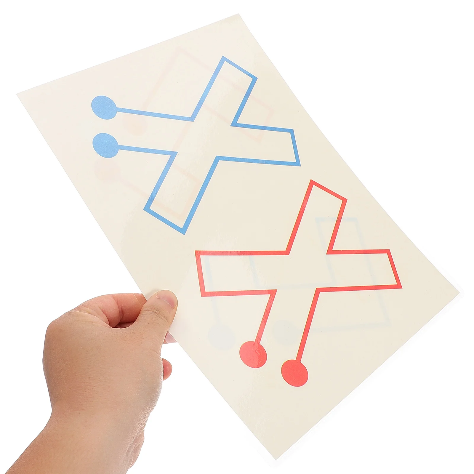 8Pcs Cards Playset Left Right Side Development Hand Eye Coordination Montessori Learning Games for Toddlers