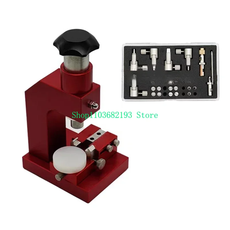 Leather Hole Punch Tool Multifunctional Watch Strap Puncher Round/Square/Oval Hole Adjustable Manual Punching Machine