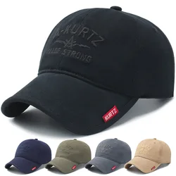 Hat men's outdoor embroidered letter soft top shade baseball cap spring and autumn Korean version of the tide middle-aged and el