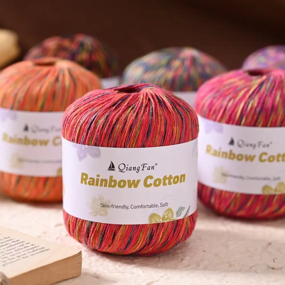 Colorful Rainbow Yarn, Fancy Yarn for Hand Knitting, Suitable for Knitting Sweaters, Scarves, Shawls, Dresses, Gloves, Hats, Bags, and Other Handmade Crafts