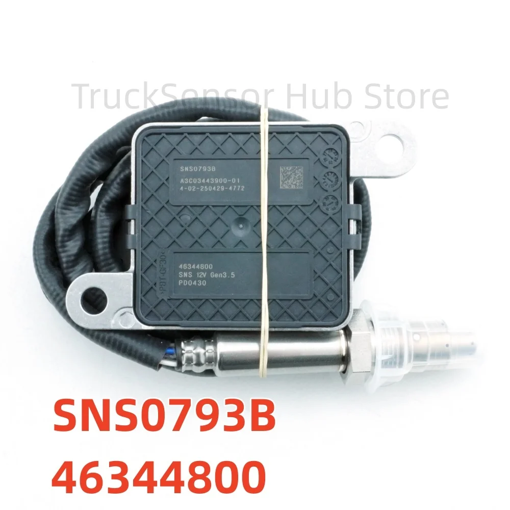 

46344800 SNS0793B，New Fiat Nitrogen Oxides Sensor，00463448000，A3C03443900-01，Fiat 500L Fiorino Doblo Tipo(2012-2020) 1.3 1.6