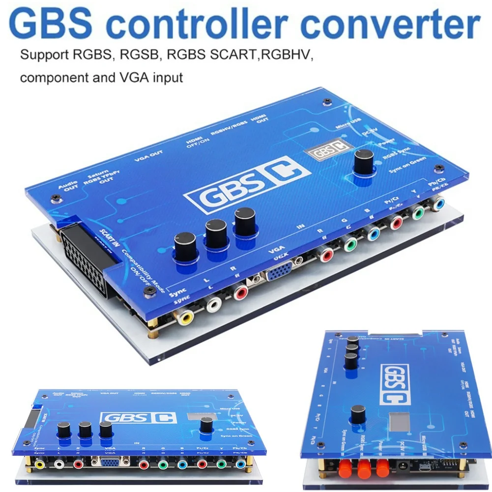 GBS Control GBSC Video Converter RGBS VGA Scart Ypbpr Signal To VGA HDMIcompatible For Retro Game Console SEGA Dreamcase PS2NGC