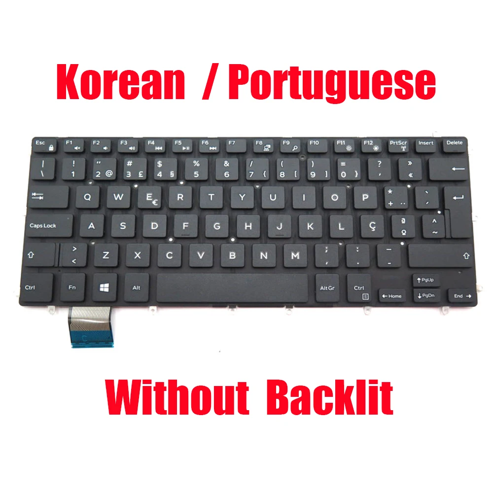 

Korean KR PO Keyboard For DELL For Inspiron 3480 3481 3482 3490 3493 5370 7370 7380 7460 7466 7467 7472 7560 7570 7572 7580
