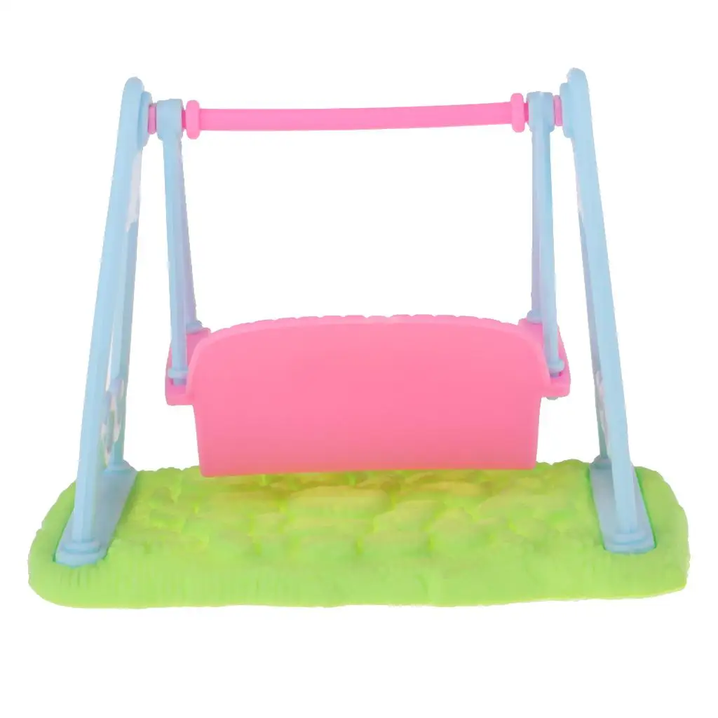 1/12 دمية أثاث مصغر حديقة سوينغ مشاهد الحياة الديكور