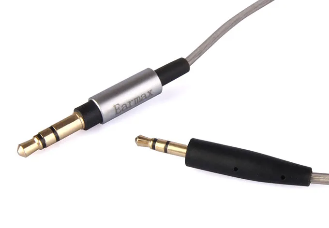 Replace Silver Plated Audio Cable For Philips PH805 PH802 TAH9505 L3 H9505 MEIZU HD60 headphones