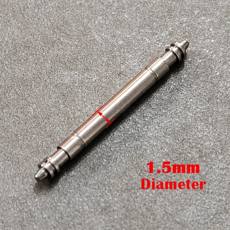 Big Fat Spring Bar High Quality 316L Stainless Steel 1.5/1.8mm 2.0mm Diameter Original Elastic Strong Spring Shaft Lug Pin 5pcs