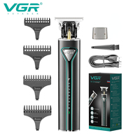 VGR Hair Trimmer T9 Hair Clipper Professional Hair Cutting Machine Electric Beard Trimmer Metal Cordless Trimmer for Men V-009