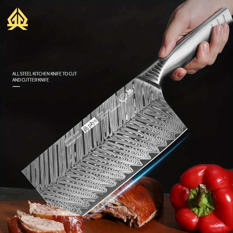 

Кухонный нож из дамасской стали, нож для нарезки шеф-повара, специальный ультра-Быстрый острый нож для нарезки, Нож двойного назначения