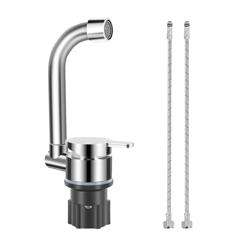 

R1-Rv Accessories Hot/Cold/Rotating Faucet For Kitchen Bathroom Camper Caravan