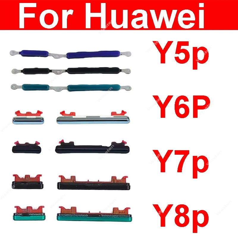 لهواوي Y5p Y6P Y7p Y8p Y8s على إيقاف زر الطاقة حجم الجانب مفتاح فليكس كابل إصلاح قطع الغيار