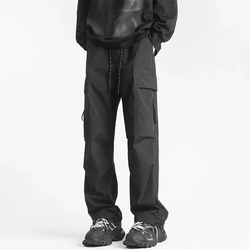 Autumn Casual Cargo Pants For Men Hip Hop Multi-pocket Trousers Streetwear Techwear Sweatpants Functional Baggy pantalones