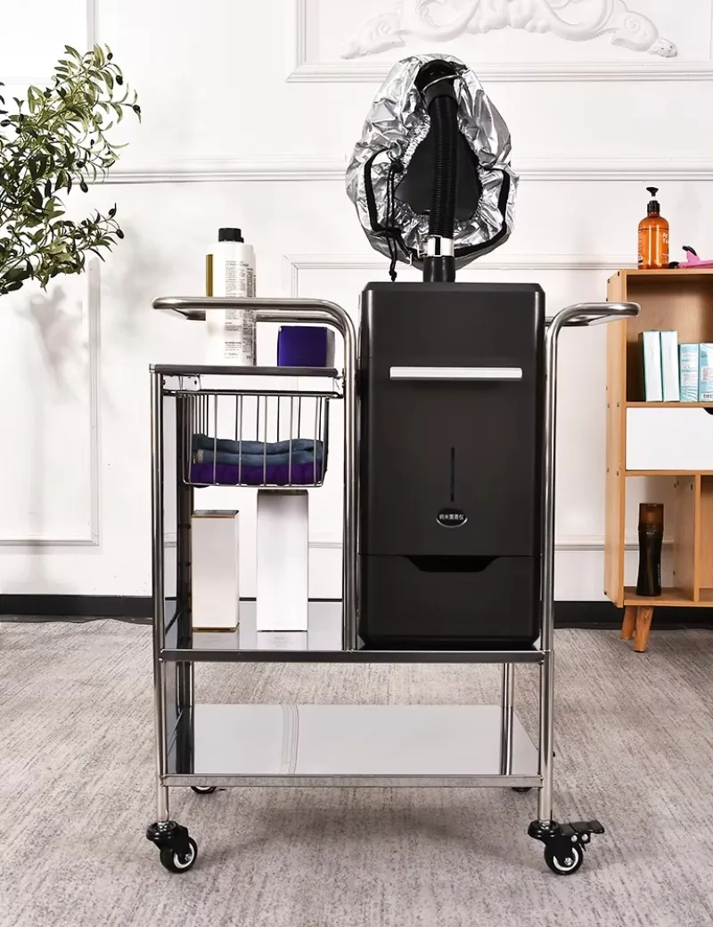 Ozone Hair Steamer with Cart Professional Salon Equipment  Steaming Machine Full-Automatic Easy Operation