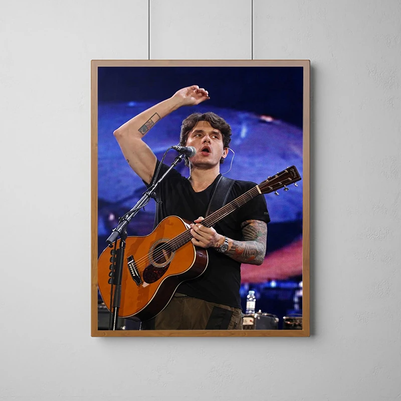 American Singer John Mayer Poster Posters for Wall Art Canvas Home and Decoration Decorative Painting Room Decor Decorations the