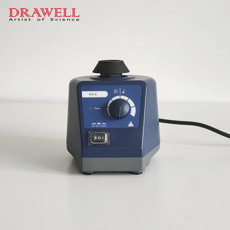 Drawell China Vortex Mixer 0-2500rpm Orbital Shaking Mixer Adjustable Speed Laboratory Mixer for Lab