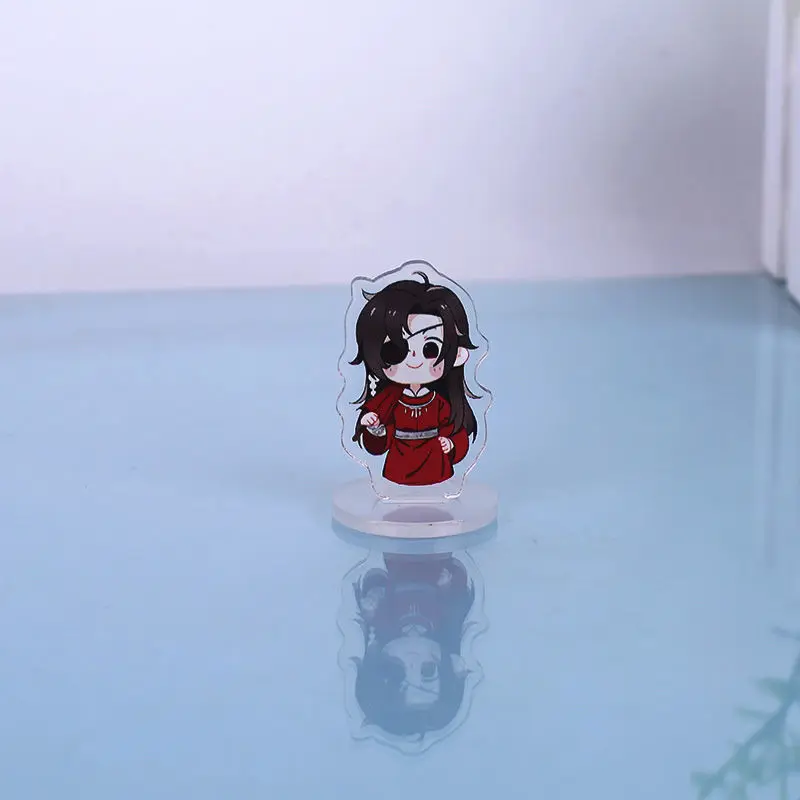 6PCS/Set 4.5CM Mo Dao Zu Shi , Tian Guan Ci Fu, Ren Zha Fan Pai Acrylic Figure Stand Model Plate Holder Cosplay Gifts