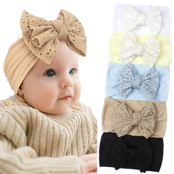 Stylish Baby Bow Headband Trendy Baby Turban Headband Trendy Bowknot Headband Elastic Hair Accessories for Infant Girls