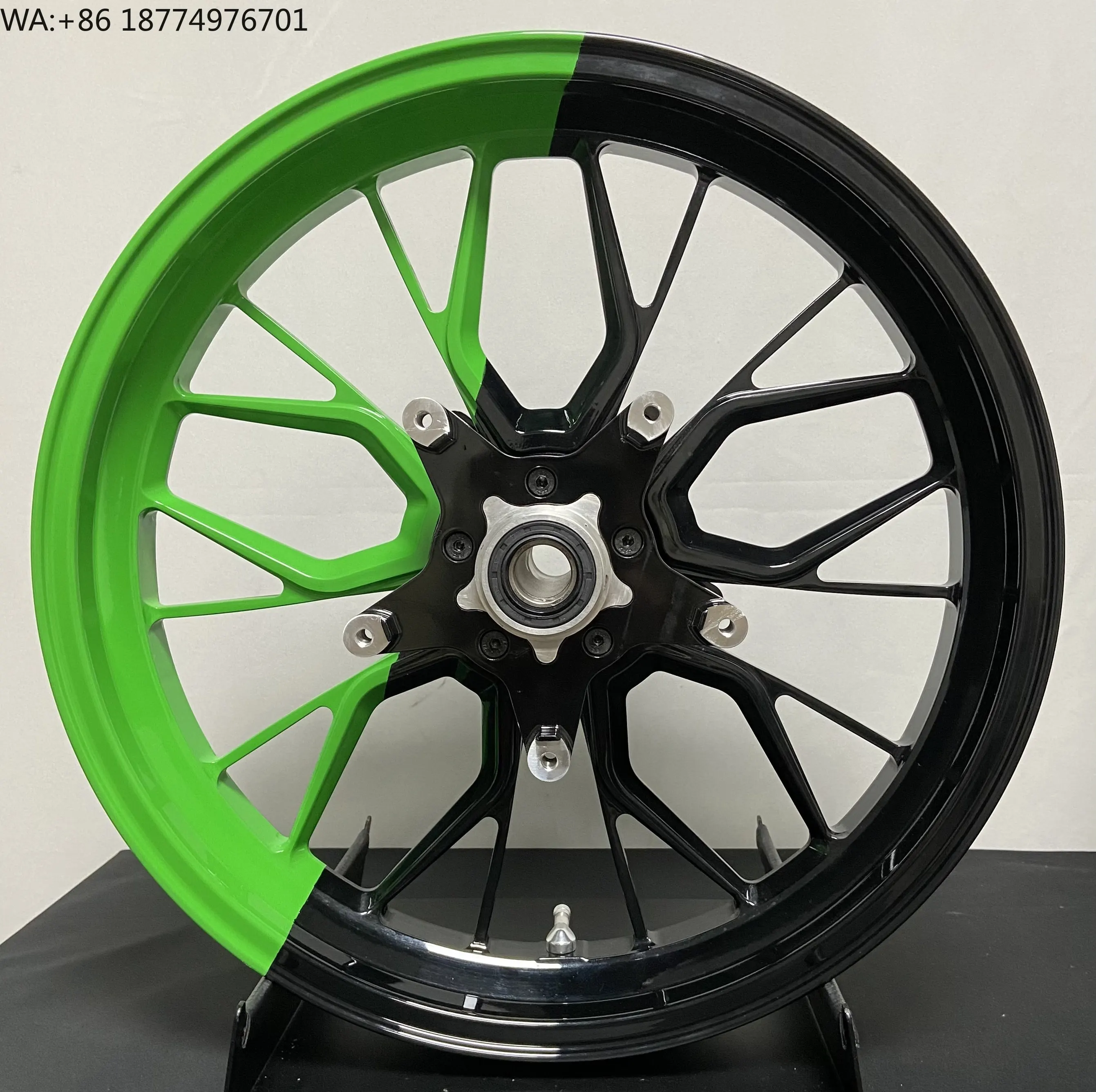 

Suitable for Kawasaki H2 H2R SX 2015-2025 Forged Aluminum Alloy 6061 T6 CNC Lightweight Racing Performance Motorcycle Wheels
