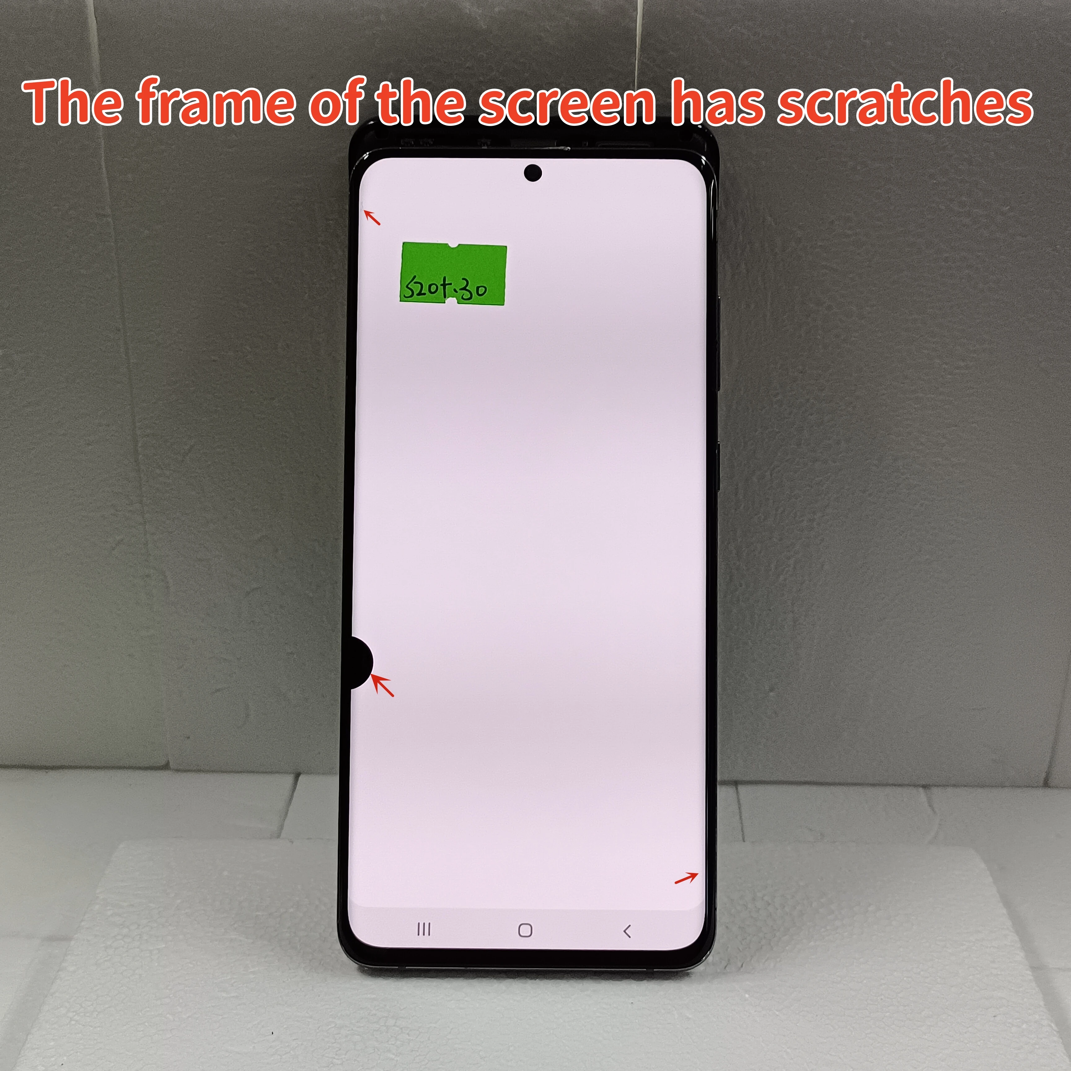 6.7 \'\'Voor S20 PLUS Lcd-scherm Voor SAMSUNG Galaxy S20 PLUS LCD G985A G985U G985F/DS met Frame Glas Display Digitizer Vergadering