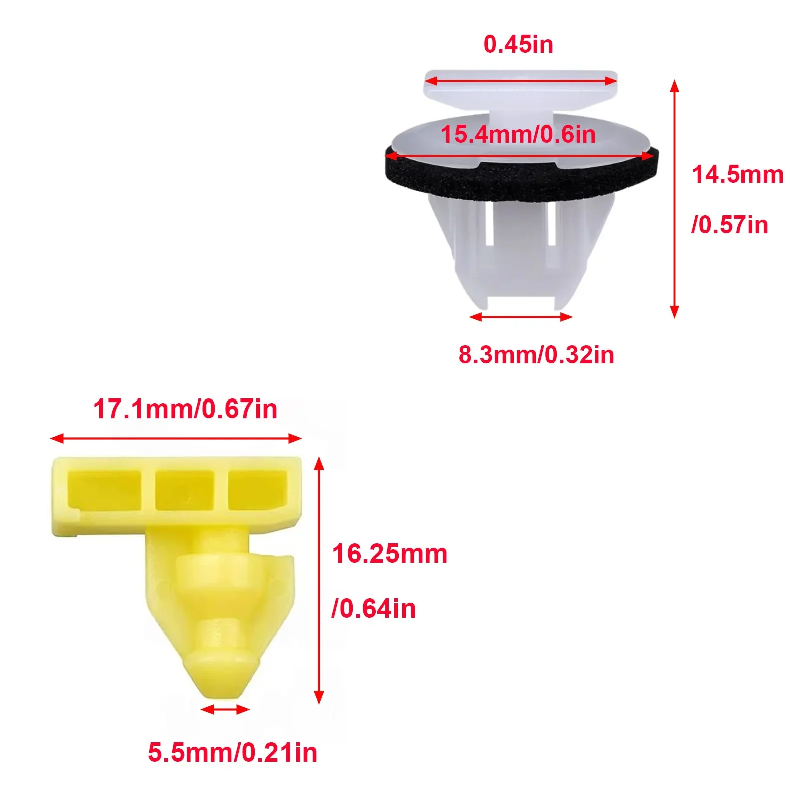 Wheel Arch Flares Moulding Trim Clips Wing Moulding Car Rivets For Nissan Juke X-Trail T31 Murano Armada 76882-JG10A 76847-JG00A