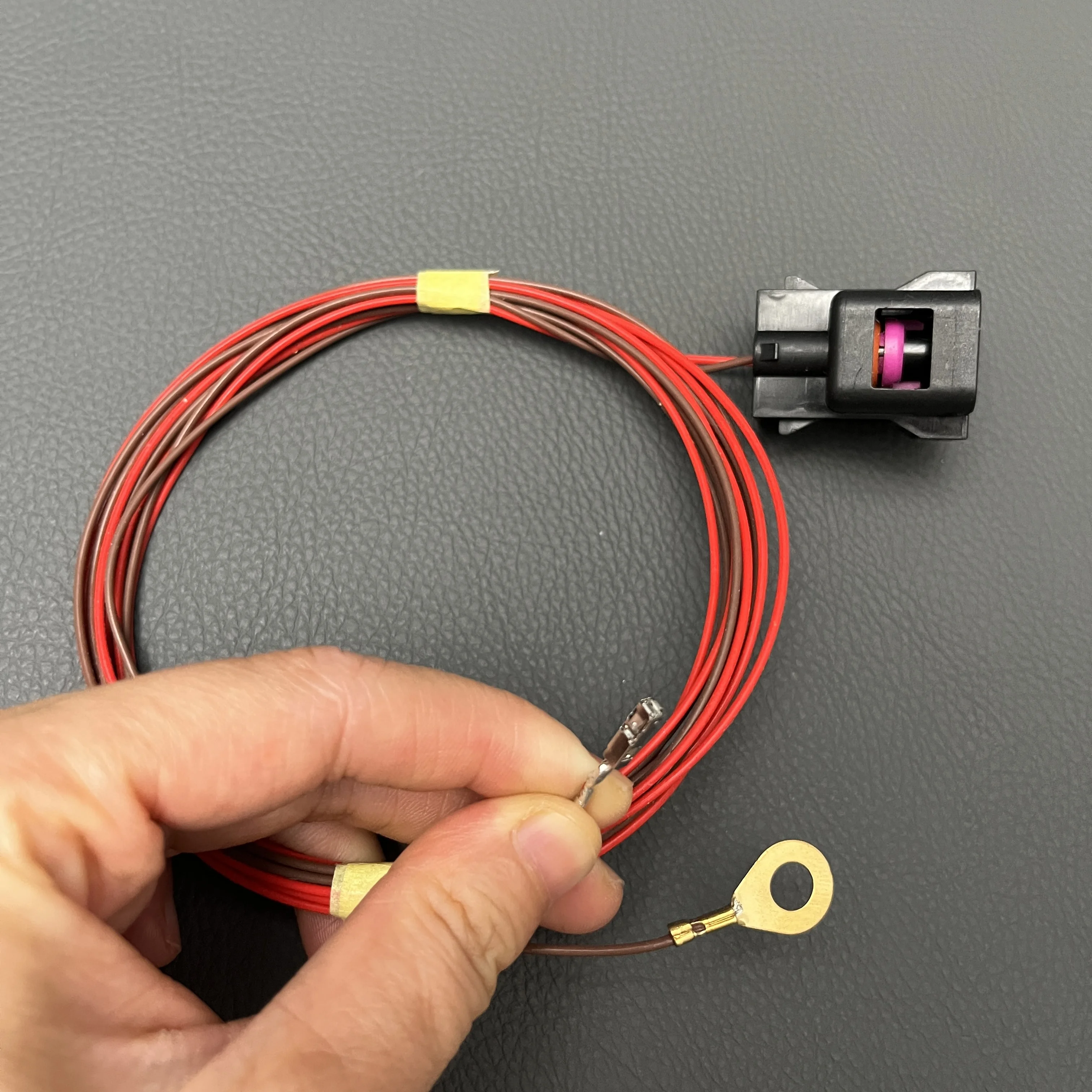 7M0919376 OEM Glass Washer Fluid Level Sensor Water Level Detector with 2m Cable for Audi A6 R8 Q3 Q7 Beetle Tiguan Passat