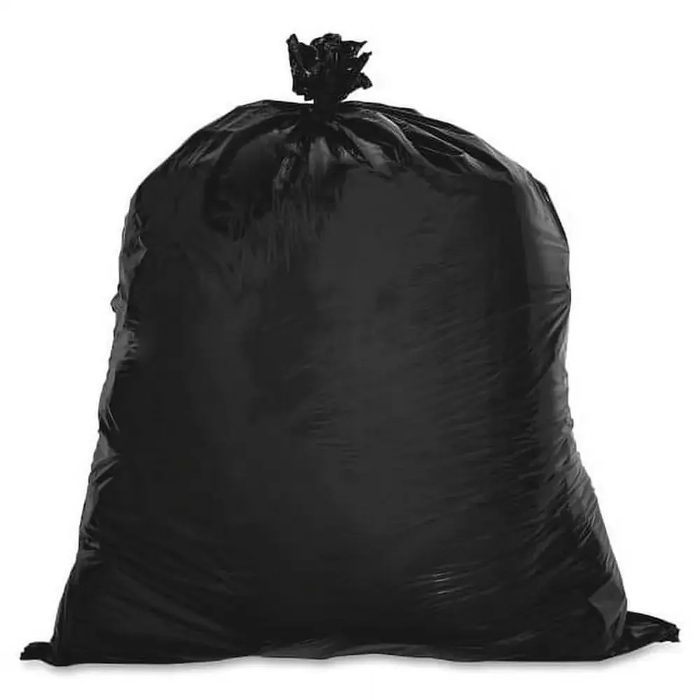 

60 Gallon Trash Bag Liners Coreless 0.9mil 38"x58" 100 Pack Commercial Office Waste