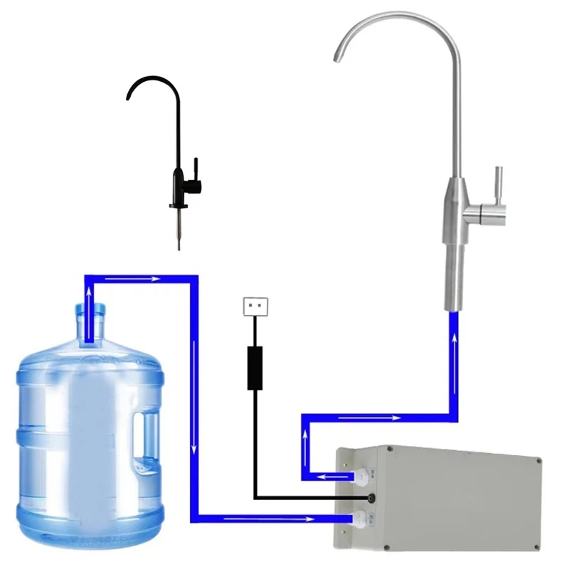 

Kitchen Water Pump Faucet Automatic Water Suction Pump 1.5 L 2.7L Faucet Automatic Suction Pump For Galley 12V Caravan Electric