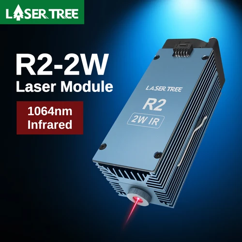 LASER TREE R2 2W 1064nm Módulo láser infrarrojo para grabar metal plástico