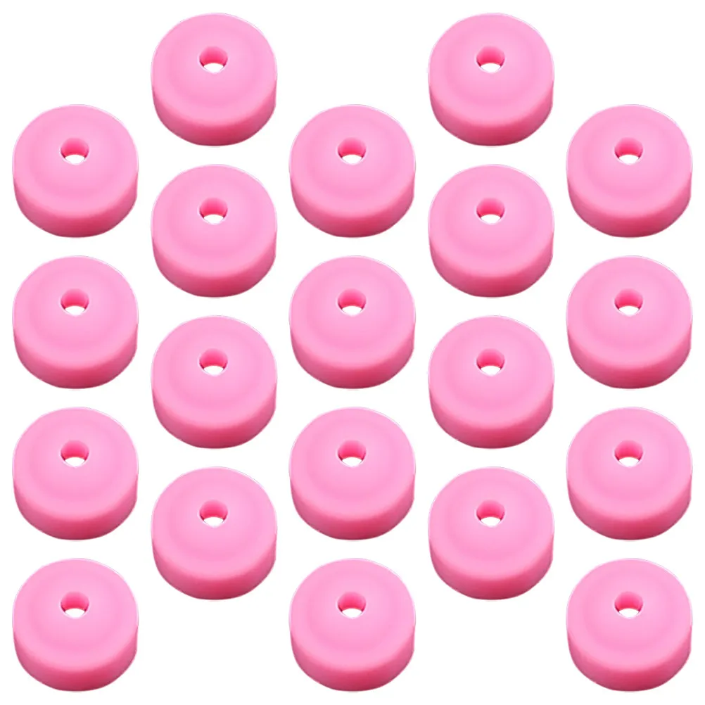 

20Pcs Plastic Nail Drill Bit Covers Dust Guards for Acrylic Nails Grinding Head Caps Manicure Tool Protectors Nail Art Tools