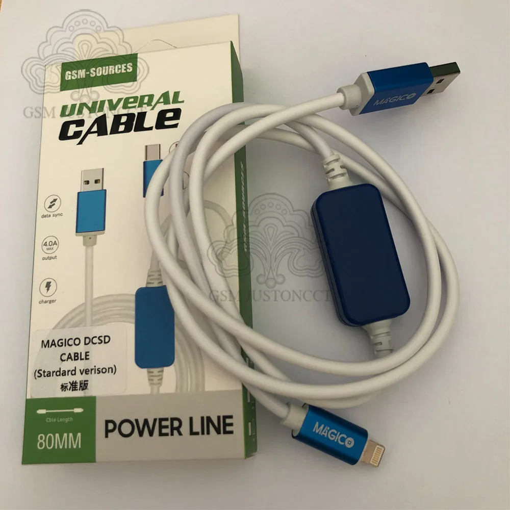 كابل Magico CFG DCSD كابل المنفذ التسلسلي الهندسي Alex لقراءة كتابة بيانات Nand SysCfg لهاتف iPhone 6S-X لشاشة iPad الأرجوانية