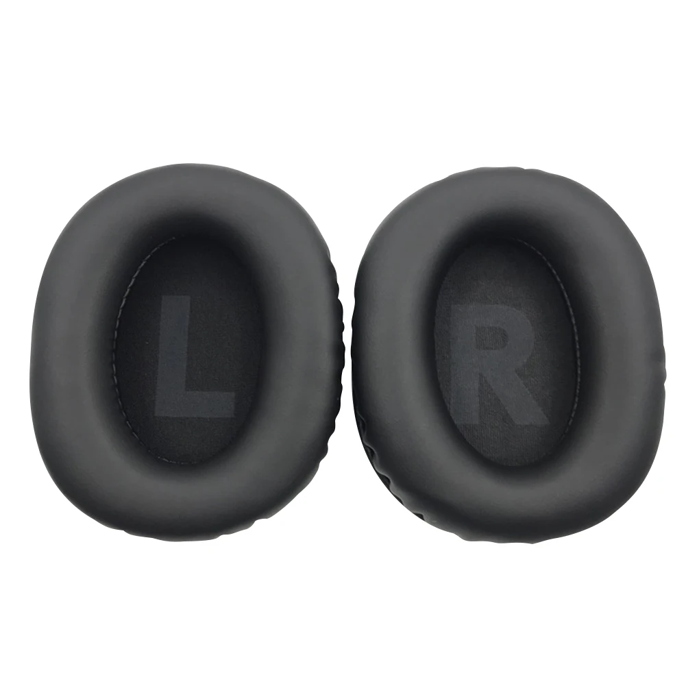 1 쌍 교체 용 이어 쿠션 커버 Corsair HS80 RGB 헤드폰 용 고밀도 소음 차단 폼 헤드셋 이어 쿠션