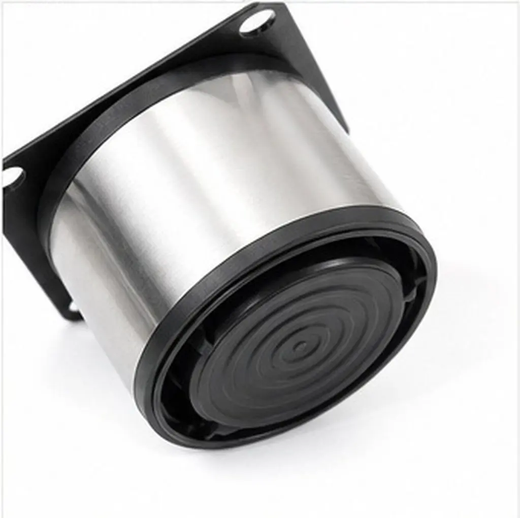 4Pcs Stainless Steel Adjustable Round Furniture Legs for DIY Kitchen Cabinets Shelves Strong Heavy Load Stainless Furniture Legs