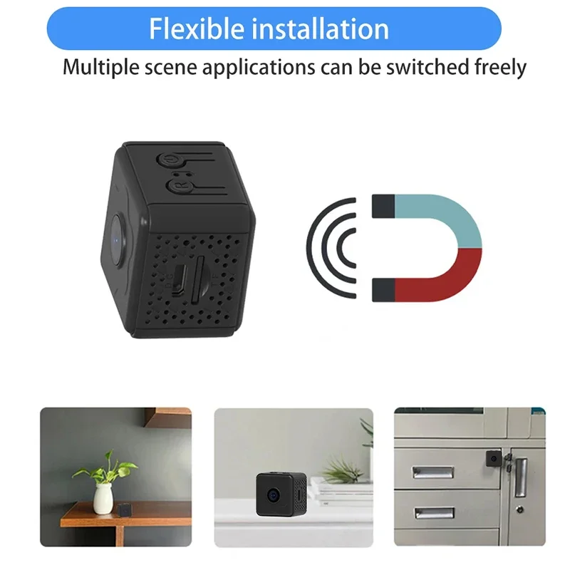 Xiaomi New Wireless WiFi Remote Detection Camera Micro home IP Mini DV Camera Security Camera Built-in Ultra Long Life Battery