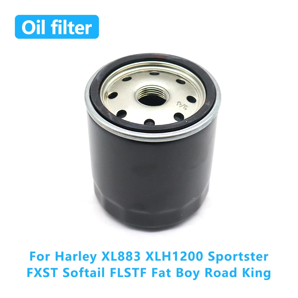 

Motorcycle Accessories Oil Filter High Performance For Harley XL883 XLH1200 Sportster FXST Softail FLSTF Fat Boy Road King