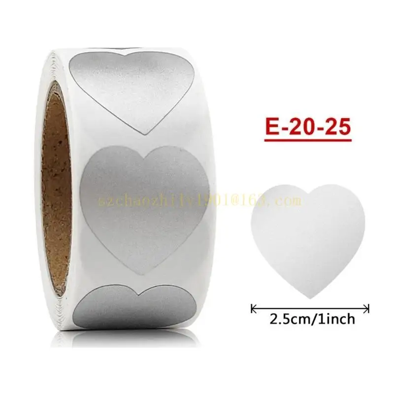 62ka 300 ПК/рулон Склейк Странная Склейка круглый царапины