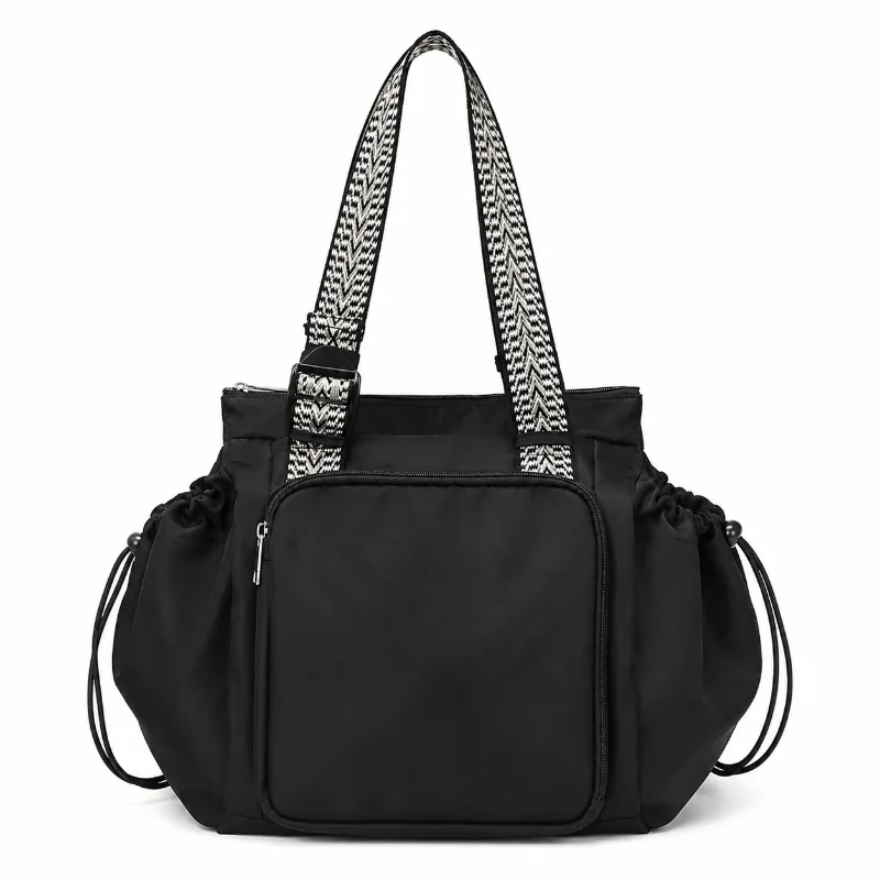 Women Large Capacity Nylon Tote Bag Korean Style Travel Shoulder Handbag Mommy Bag