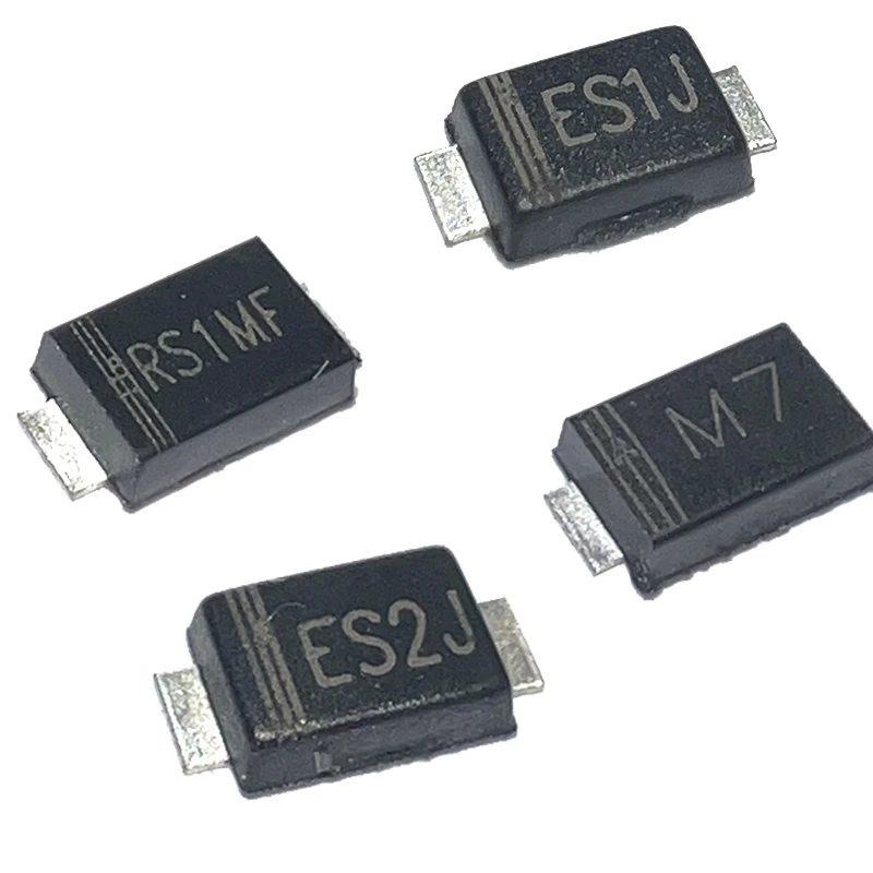 100pcs SMD SMAF Rectifier Diode M7F US1MF ES1JF ES2JF RS1MF Schottky 4007 Thin Section M7 US1M ES1J ES2J RS1M