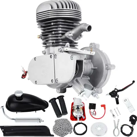 26 28 2Stroke 100cc Gas Motorized Bicycle Engine Kit with CDI and Air Cooling for Enhanced Performance on Mountain and Road Bik