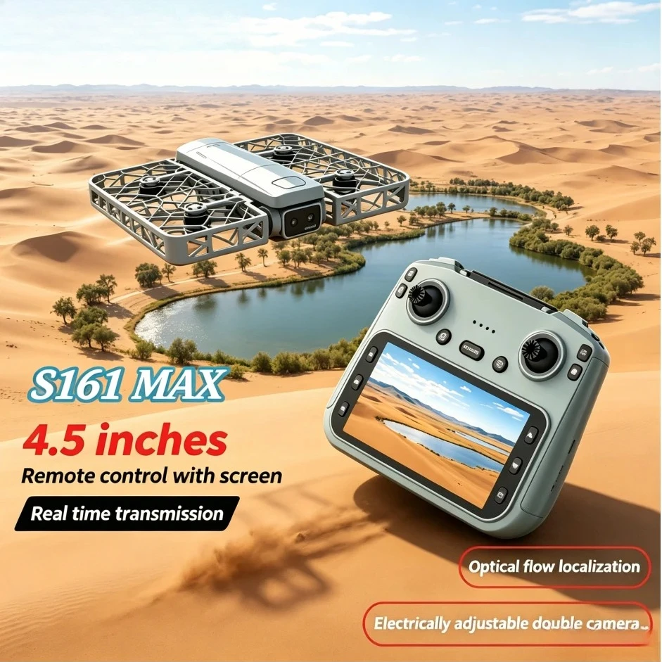Drone Smart Rc Foldable - Оригинальный складной квадрокоптер S161 MAX с