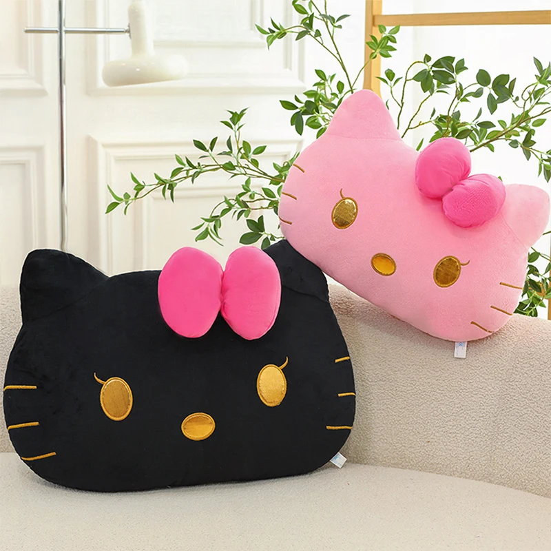 

60cm Sanrio Kawaii Hello Kitty Plush Toy Stuffed Doll Hello Kitty Pillow Cute KT Cat Cushion for Kids Birthday Xmas Gift Factory
