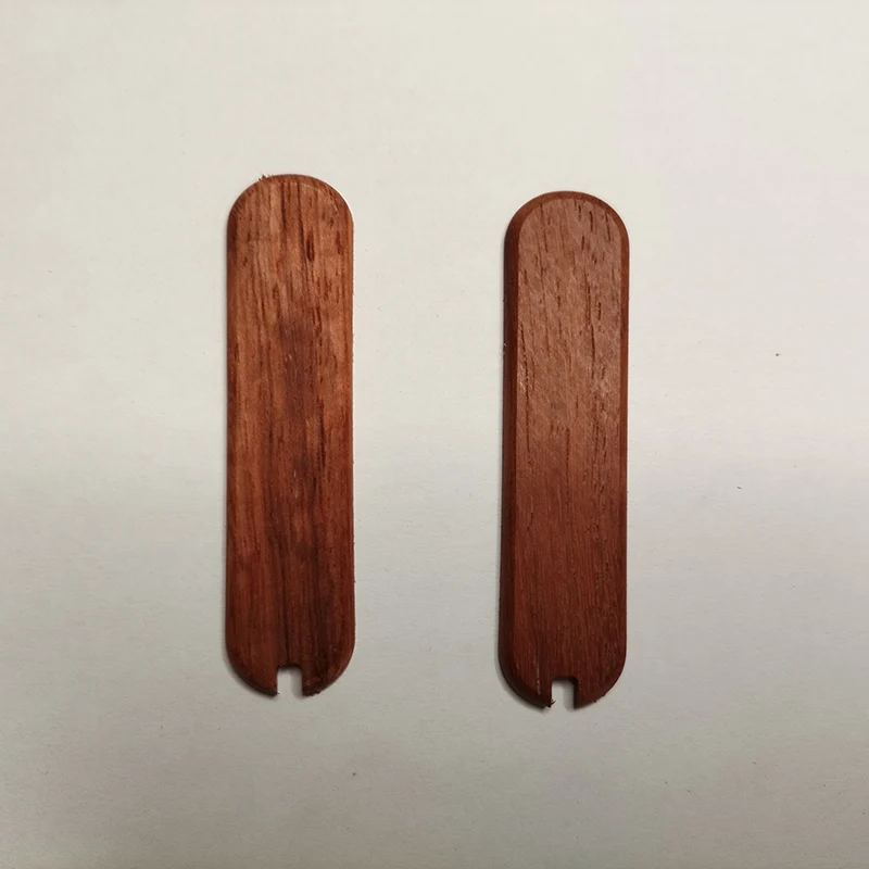 CNC Custom Natural Solid Wood Material Knife Grip Handle Scales For 58MM Victorinox Swiss Army Knives DIY Make Accessories Parts