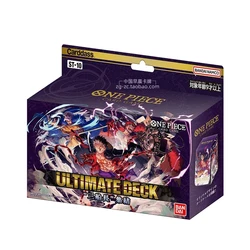 Anime One Piece Japanese Bandai OPCG gioco di carte collezionabili St10 carte da collezione tre capitani rufy assemblare il giocattolo giapponese della carta Tcg