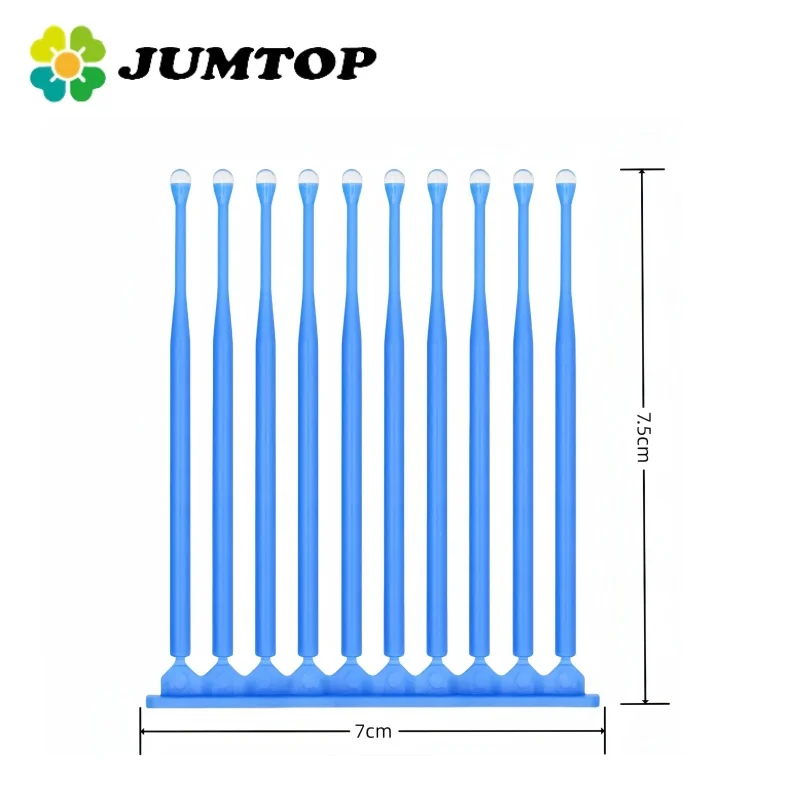 JUMTOP Dental Applicator Sticks Adhesive Tip for Tooth Crown Porcelain Veneer Disposable Sticks Brush Dentistry Material