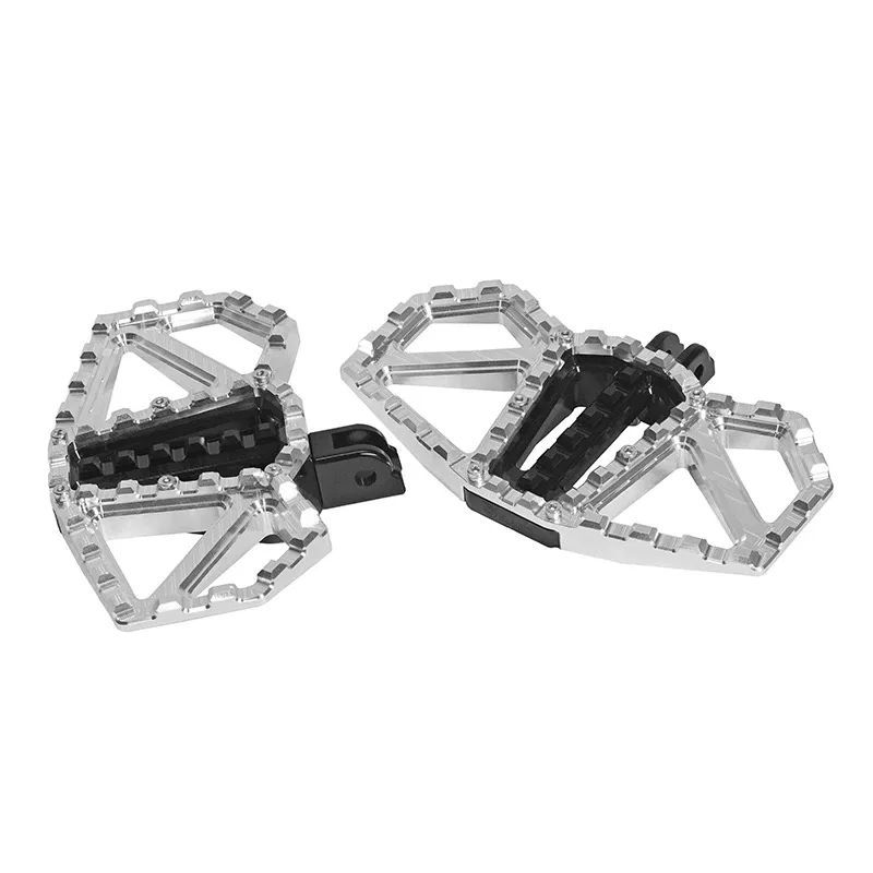 CNC Aluminum Dragon Tooth Heavy Duty Rider Footpegs Motorcycle Foot Rest Pedal Modification For Harley Softail Series Anti-Slip