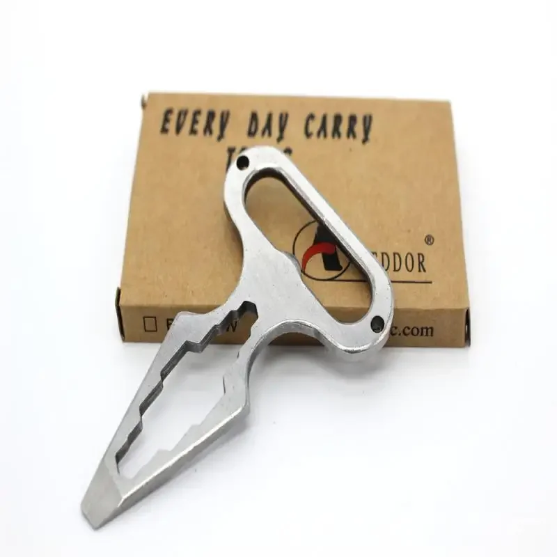 أسلحة الدفاع عن النفس في الهواء الطلق EDC أدوات إنقاذ الدفاع الشخصي المفاتيح ستينغر فتاحة الزجاجات مزيج وجع للرجال والنساء