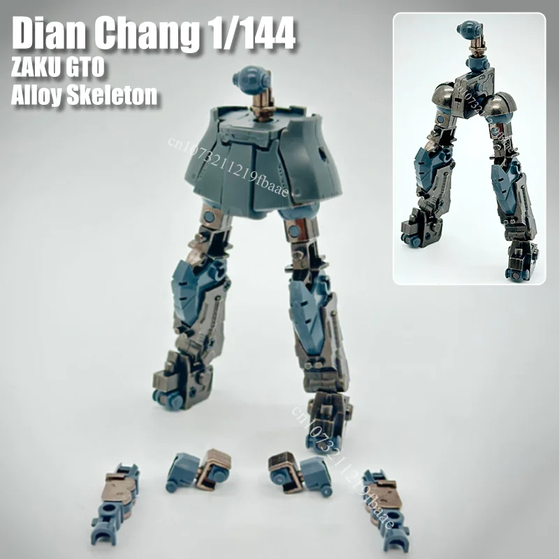 Dian Chang ZAKU GTO HG 1/144 Alloy Skeleton Modification Parts, Pre‑assembly Upgrade Accessories for Assembly Model Hobby DIY