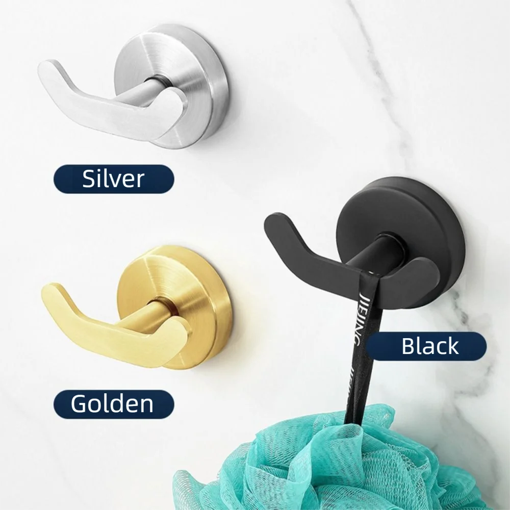 

Suction Cup Powerful Vacuum Hook Stainless Steel Waterproof Kitchen Storage Hook Traceless Heavy Duty Clothes Towel Holder