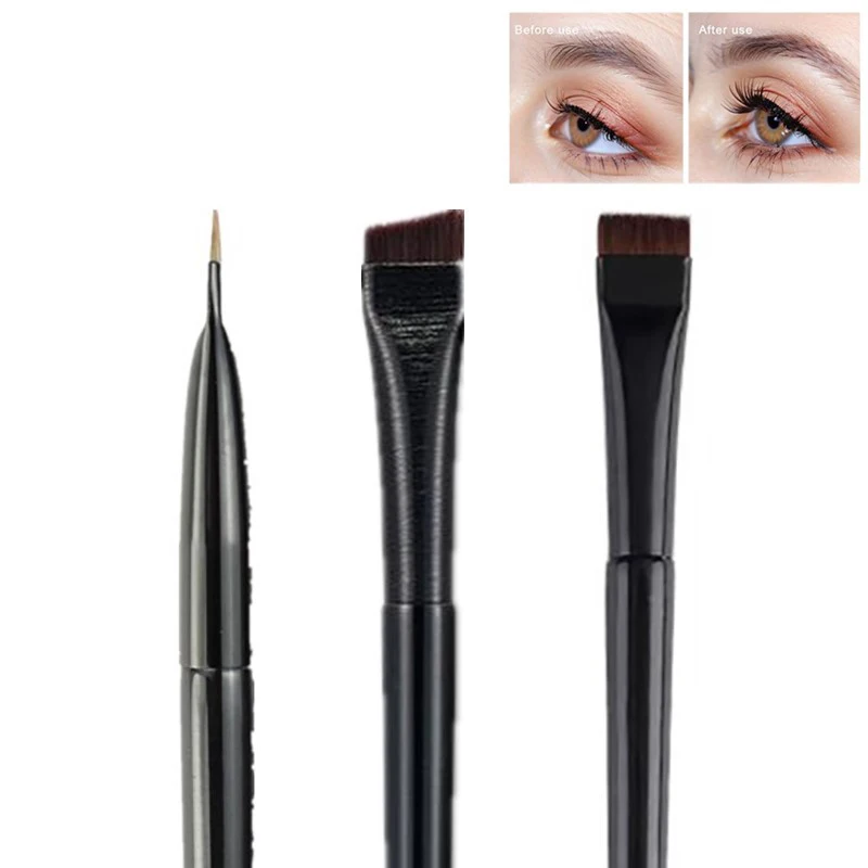 1Pc 2 In 1 Flat Head Perm Eyelash Brush Styling Brush Lamination Eyelashes Separating Tool Eyelash Extension Tool Lash Lift Tool