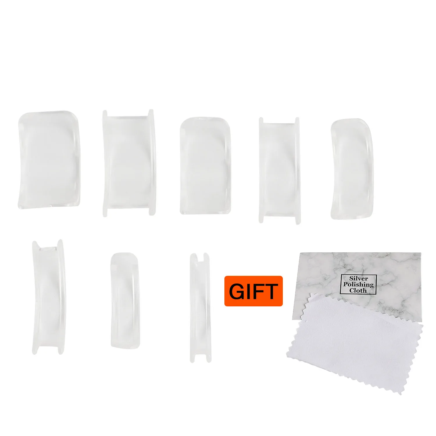 Invisible Ring Size Adjuster for Loose Rings Ring Adjuster Fit Any Rings, Assorted Sizes of Ring Sizer